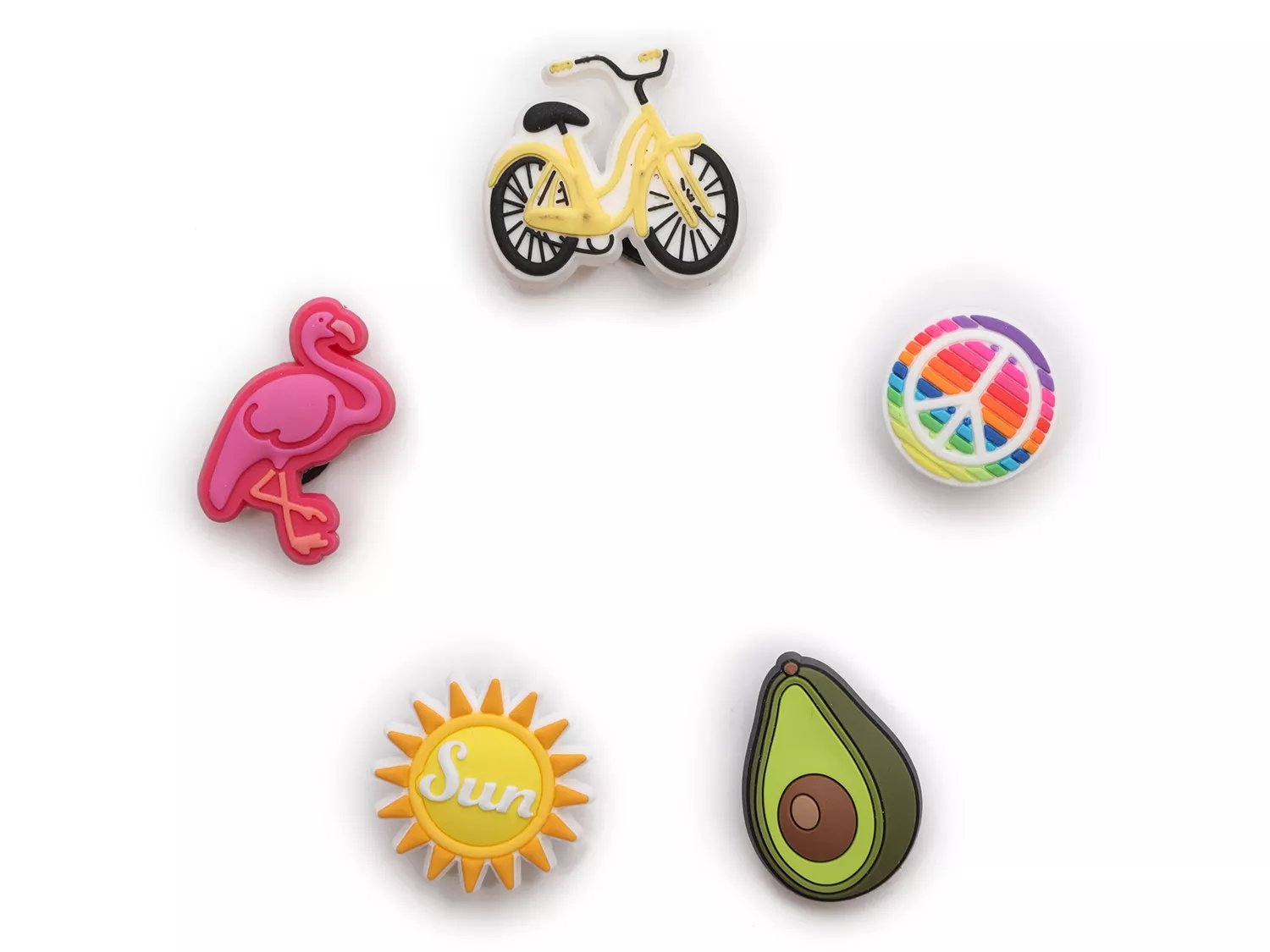 Crocs Sunny Days Jibbitz Charms - 5 Pack