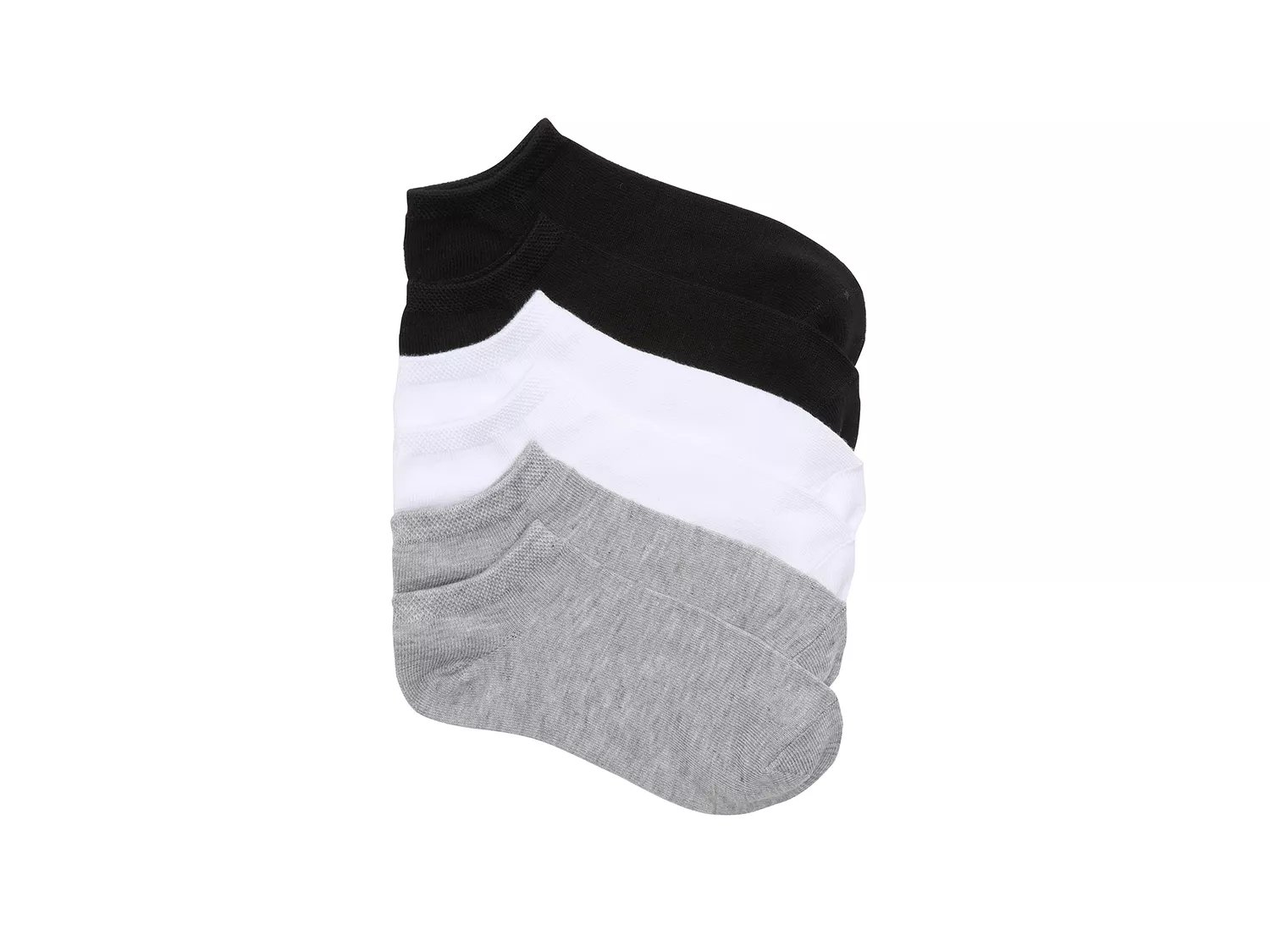  Basic Kids' No Show Socks - 6 Pack 