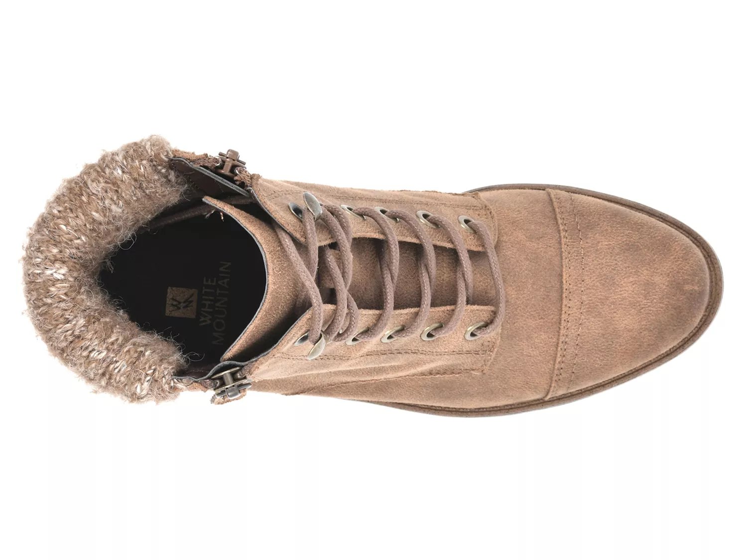 white mountain daisy lace up boots