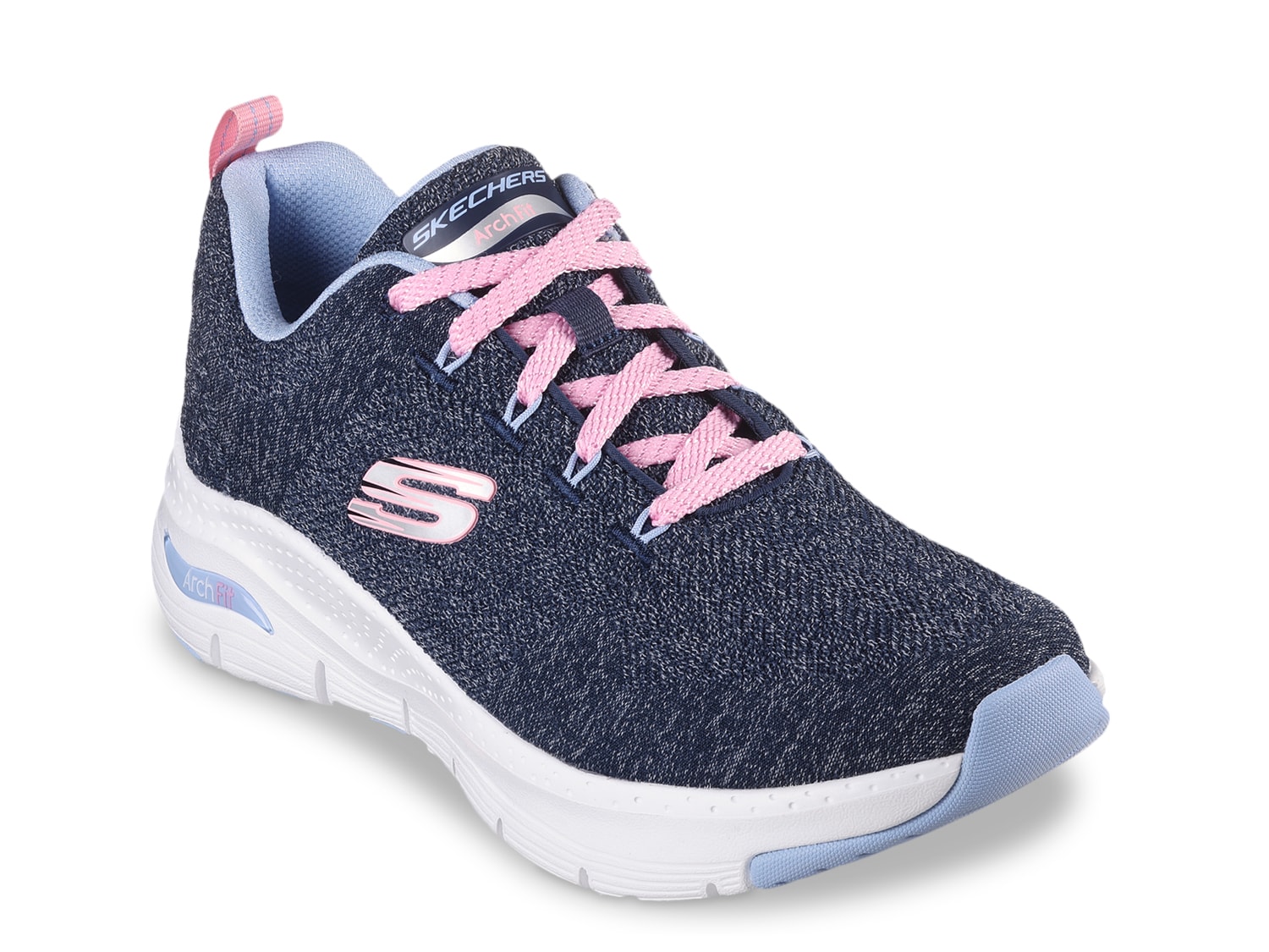 Skechers Arch Fit Comfy Wave Walking Shoe - Free Shipping DSW