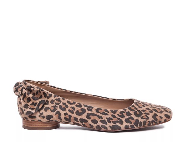 Dsw leopard flats best sale