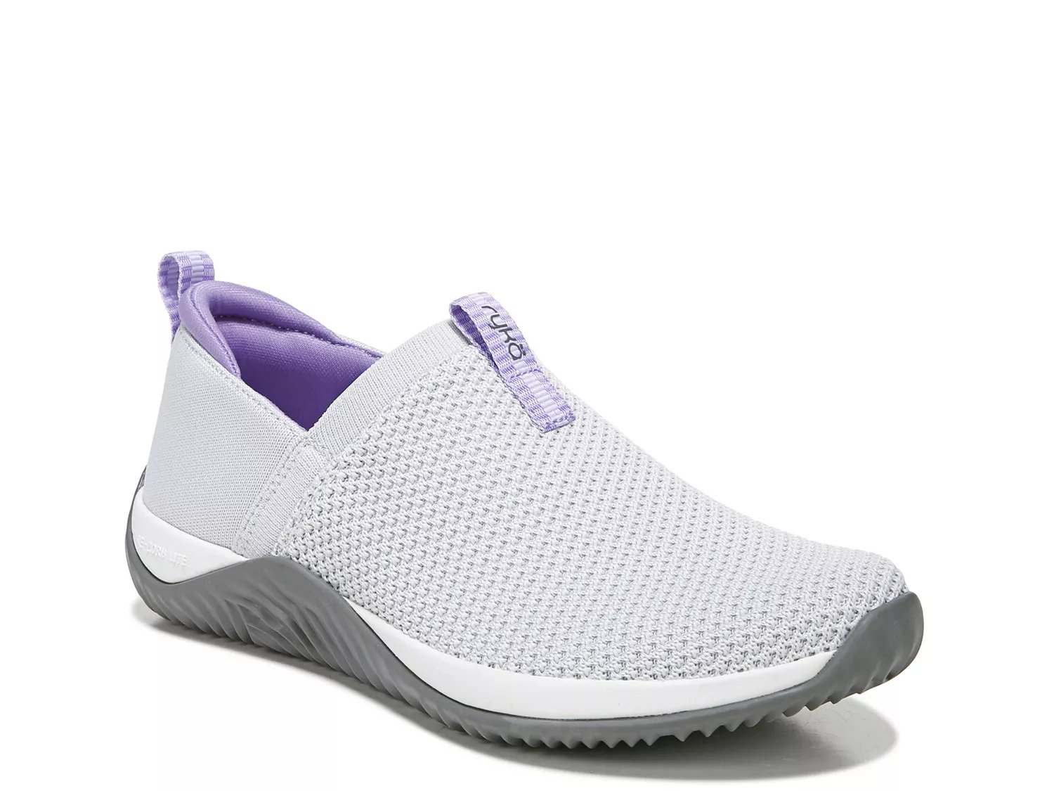 Women's Ryka, Echo Knit Slip-On Sneaker Grey 11 W