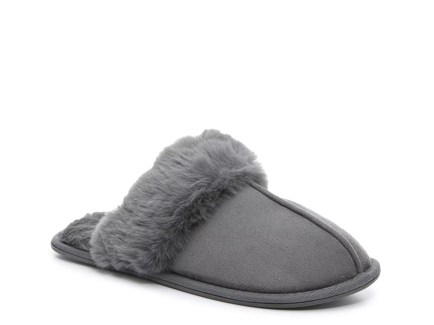 grey suede steve madden slip ons