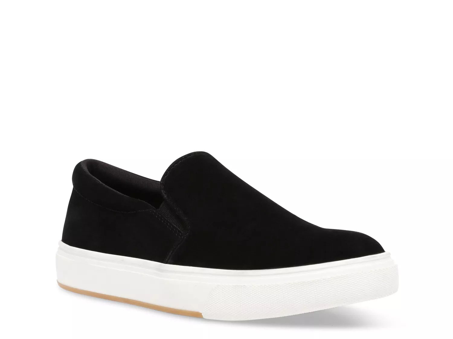 dsw black slip on sneakers