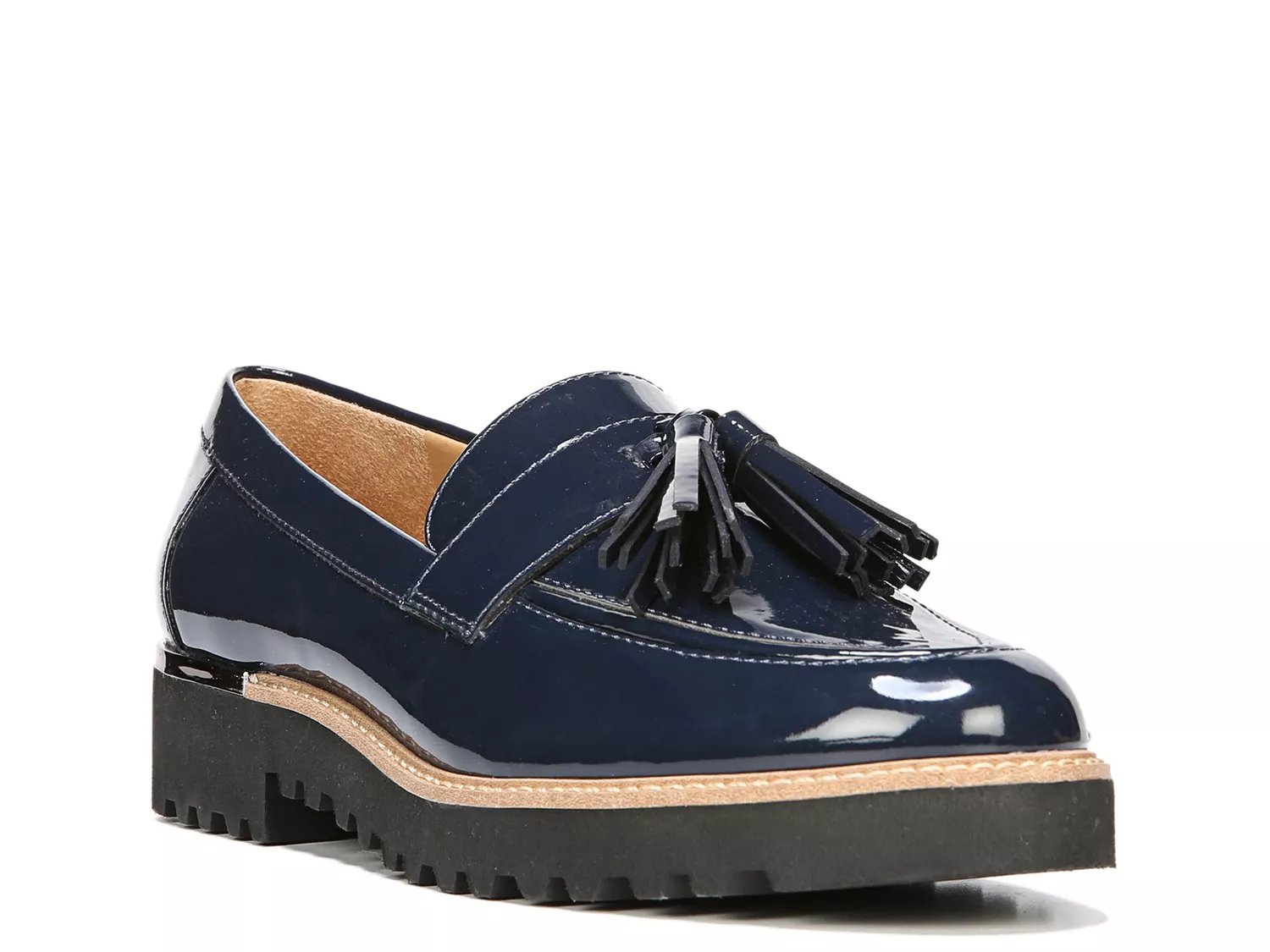 franco sarto dana suede chain loafer