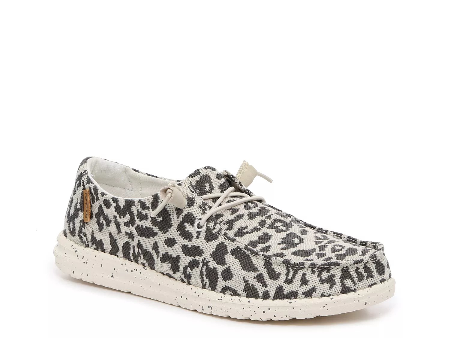 Leopard slip on store womens