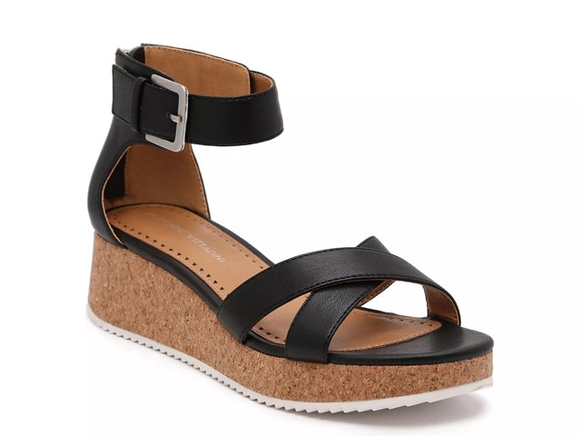 Adrienne Vittadini Cortz Wedge Sandal