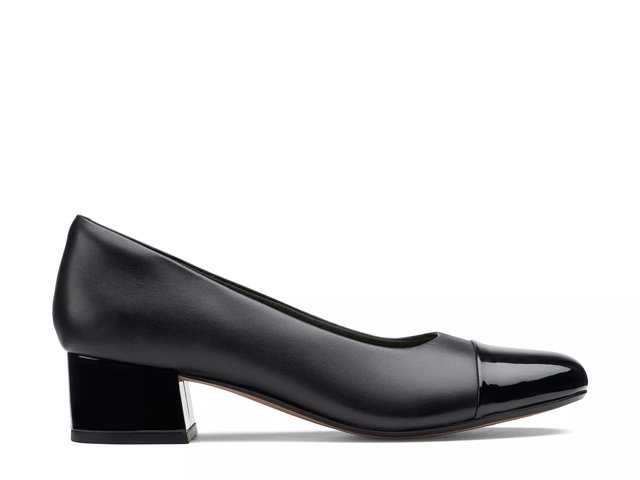 Clarks chartli diva leather pump deals