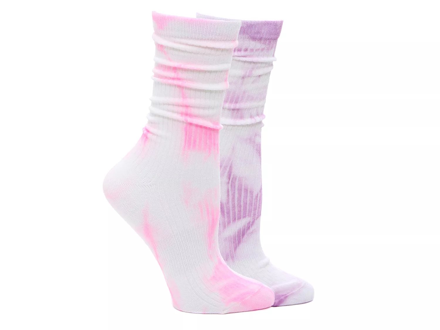  Tie Dye Women's Crew Socks - 2 Pack 