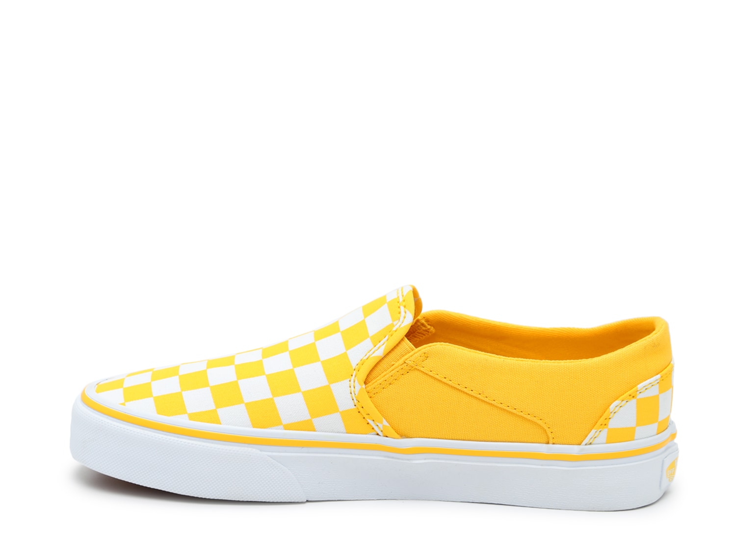 vans yellow checkered womens