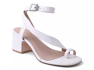 Dsw white block store heels