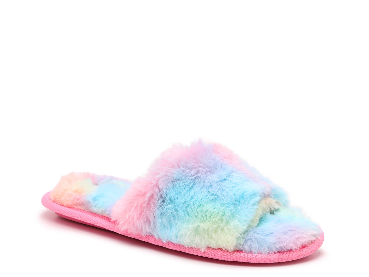 fleece thong slippers