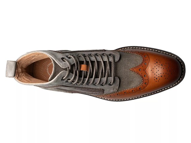 finnegan wingtip lace up boot