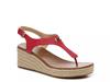 Michael Kors Laney logo Espadrille shops Wedge sandal