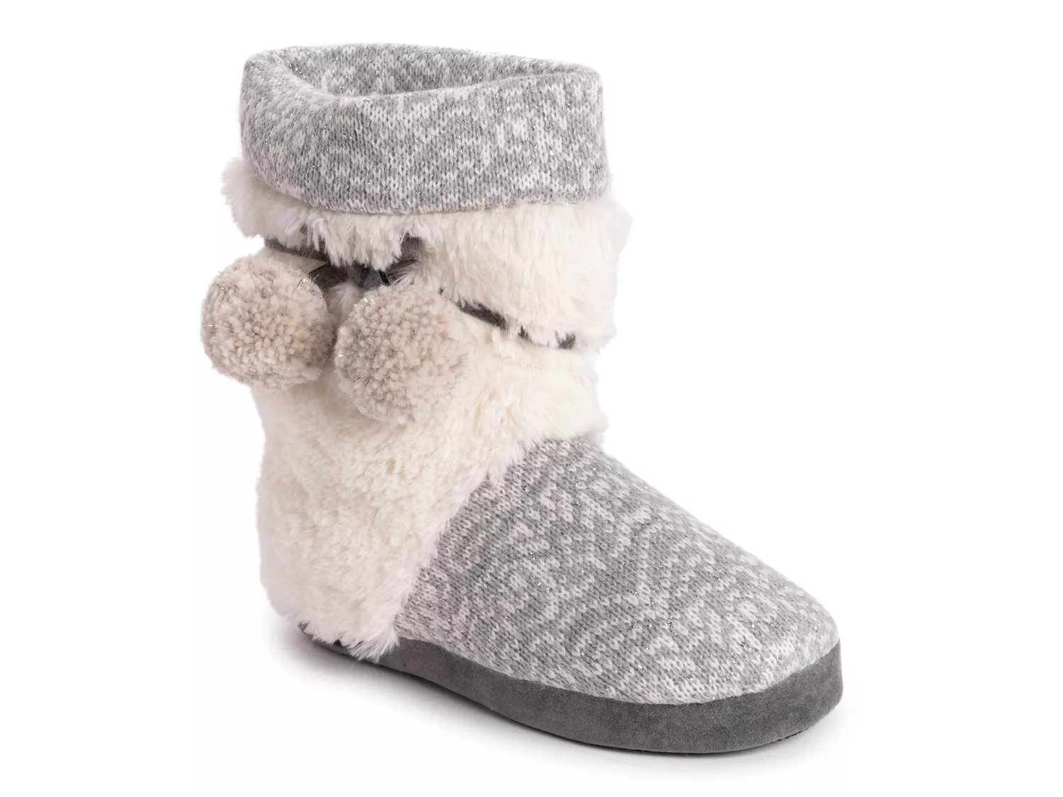 Women's Faux Fur Lined Bootie Slippers – MUK LUKS