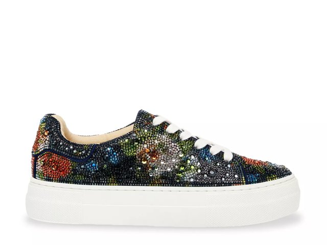 Betsey Johnson Suton Highwall Bling Platform Sneaker Free