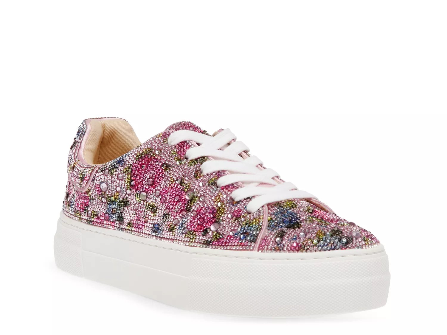 bling platform sneakers