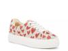 Suton Highwall Bling Platform Sneaker Silver Metallic/Red Heart Print view