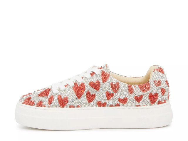 Betsey Johnson Suton Highwall Bling Platform Sneaker