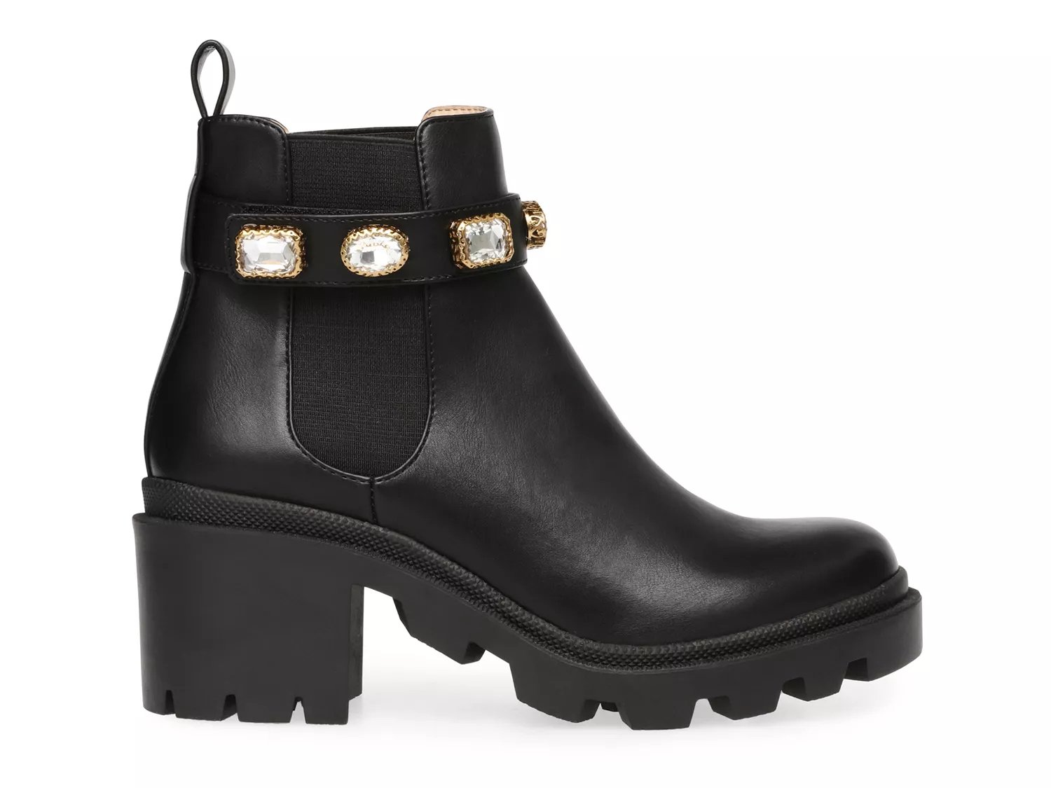 steve madden black booties dsw