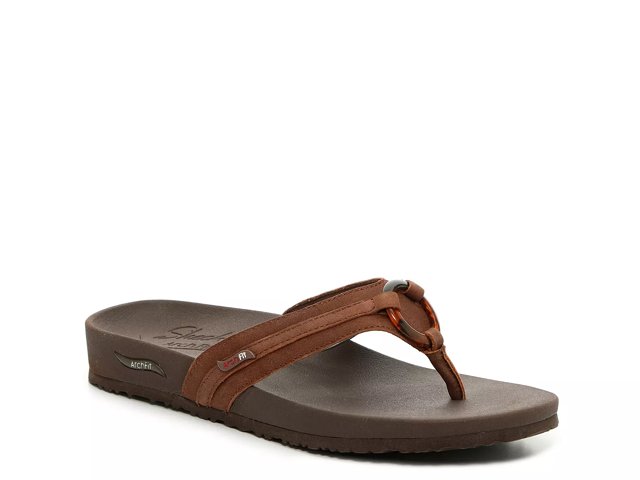 Skechers Cali Relaxed Fit Yoga Foam Woman's Flip Flops Size 8 Brown - $10 -  From Hailey