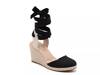 Vamida Espadrille Wedge Sandal Black view