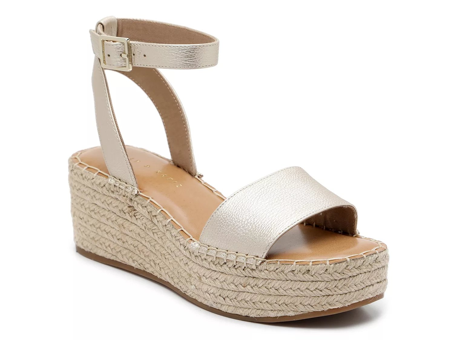 white and gold platform sandals