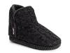Leigh Bootie Slipper Black view