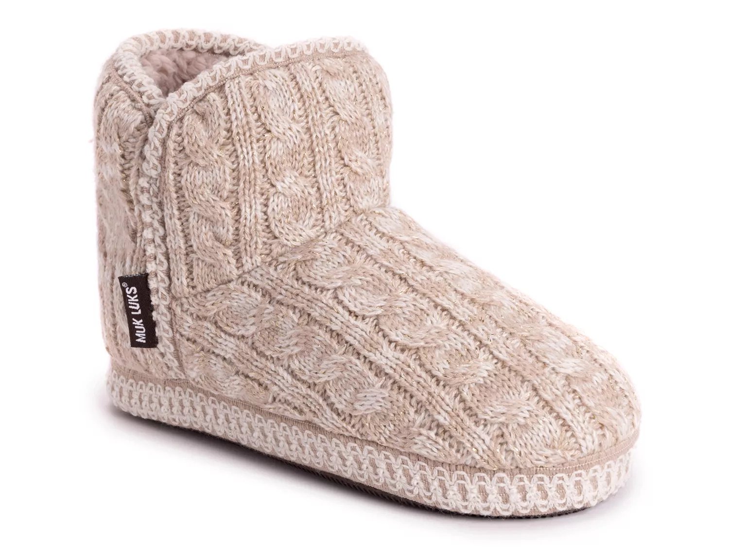 Muk luks women's store leigh bootie slippers