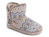 Leigh Bootie Slipper Blue view