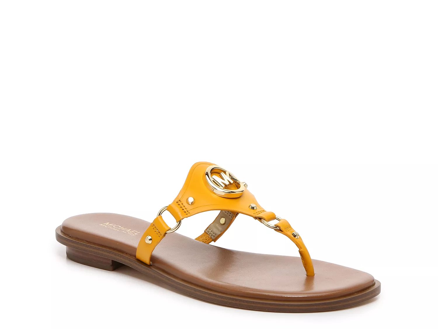 Michael kors shop slides mens yellow