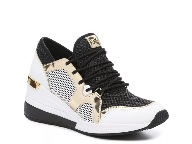 Michael kors liv trainer wedge sneakers 2025