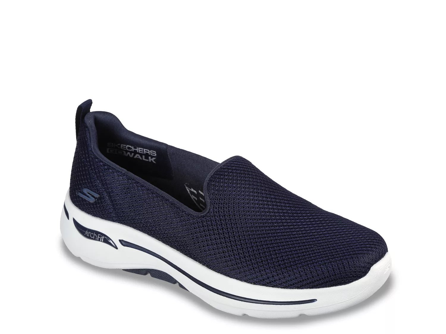 skechers go walk coziness slip on walking shoe womens