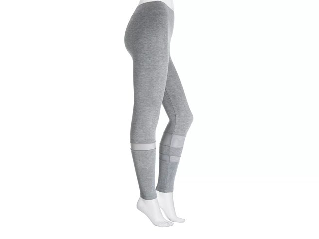 Lemon Mesh Stripe Women s Leggings Free Shipping DSW