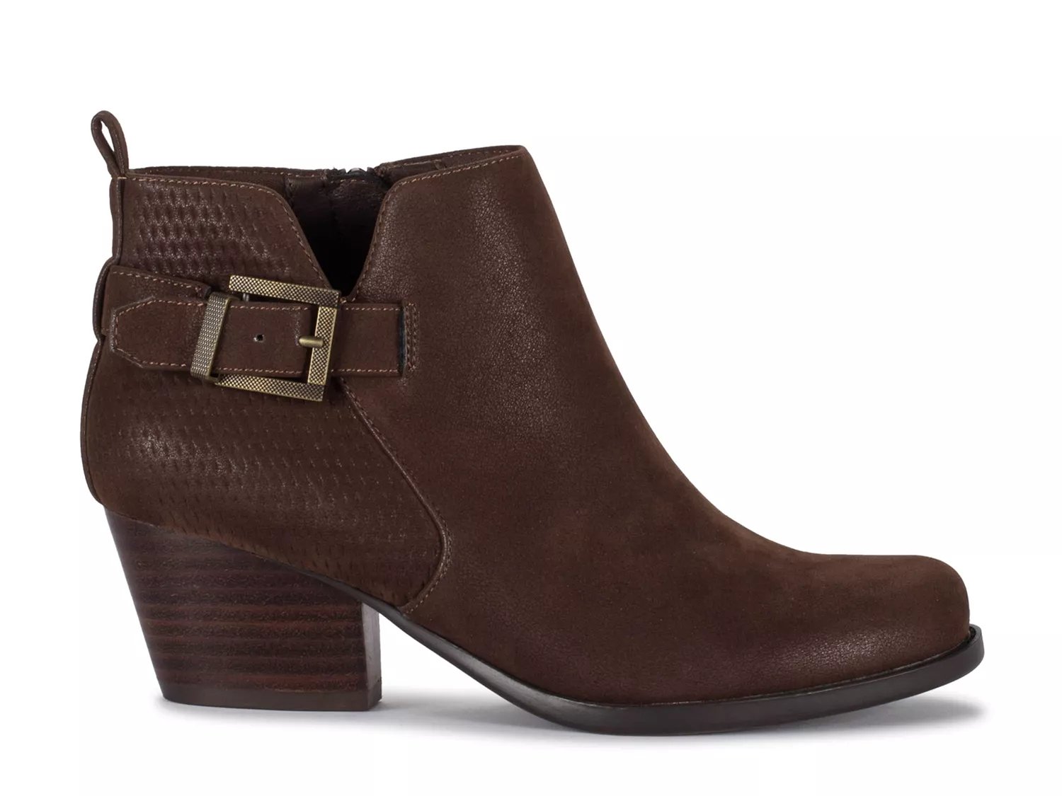 dsw burgundy booties