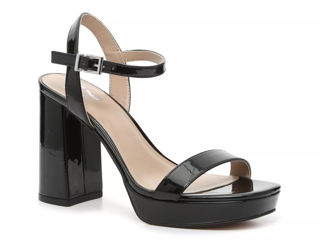 Black block heels dsw 2025