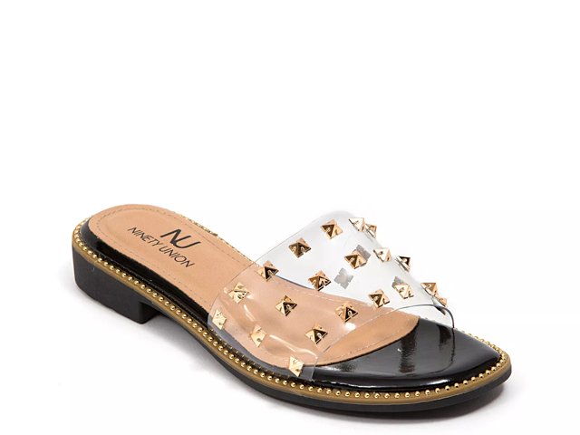 Dsw gold shop flat sandals
