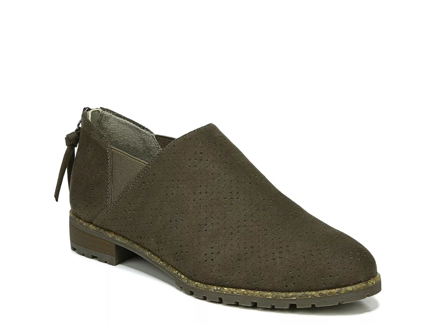 gold booties dsw