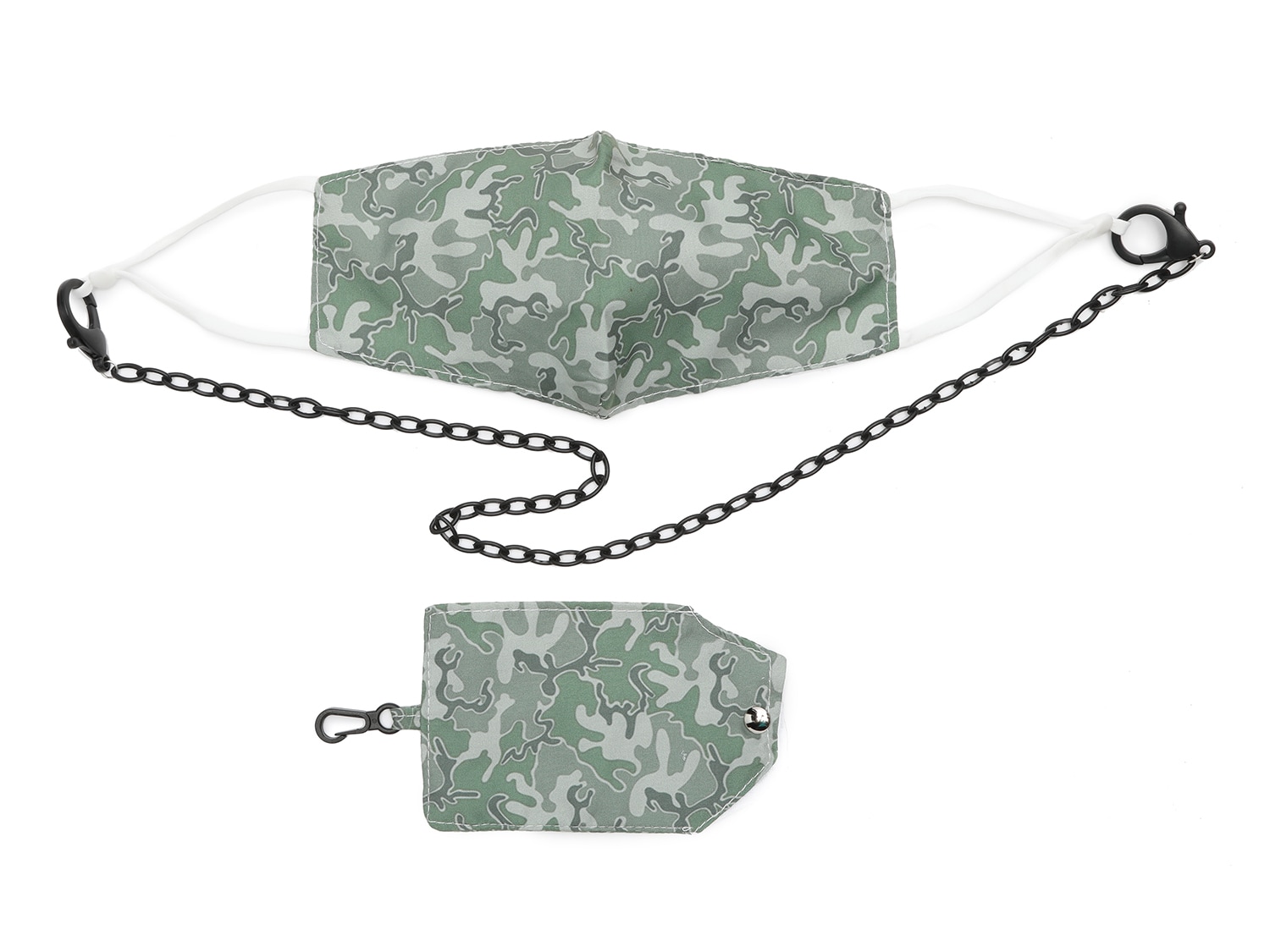  Camo Kids' Face Mask & Chain Set 