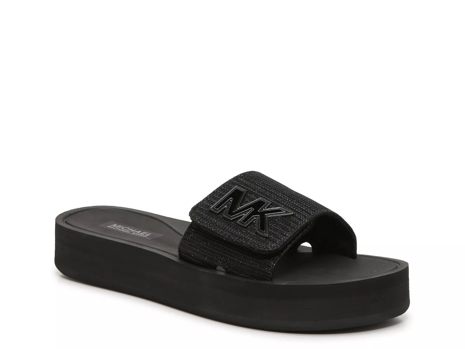 Michael Michael Kors Logo Platform Slide Sandal Free Shipping DSW