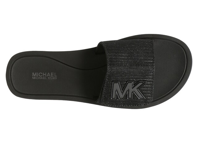Michael Michael Kors Logo Platform Slide Sandal - Free Shipping