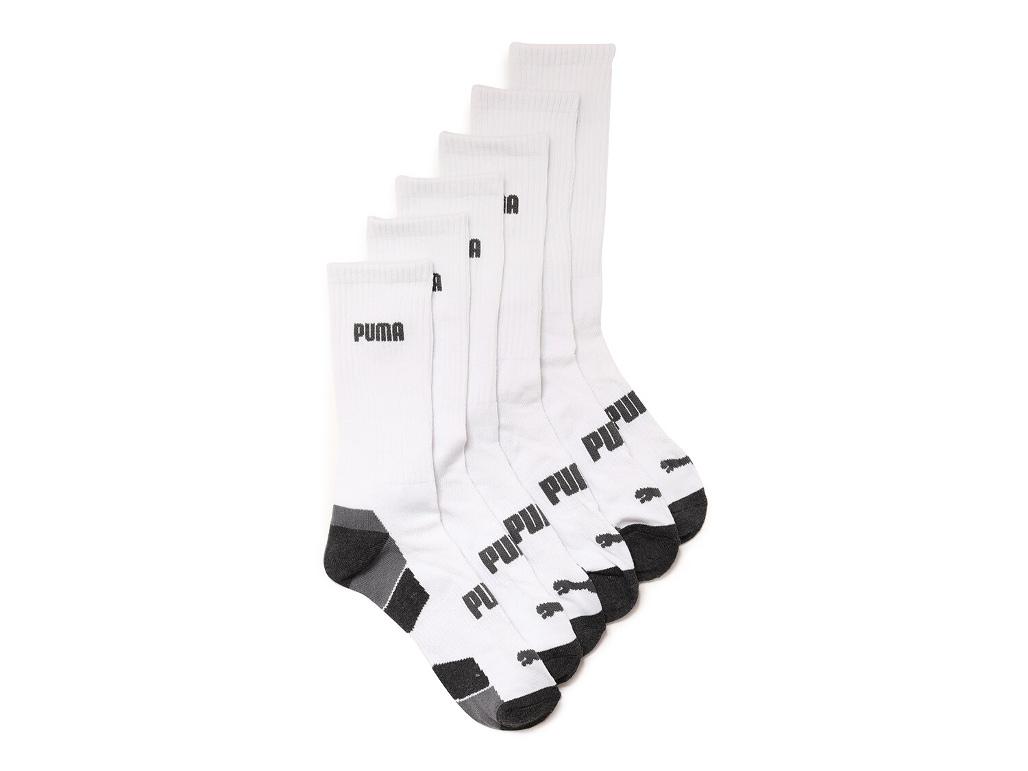  Training Men's Crew Socks - 6 Pack 