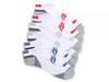 Training Men's No Show Socks - 6 Pack White view