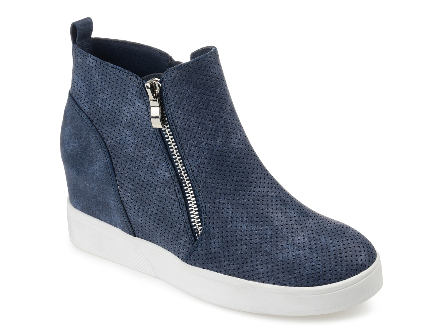 Journee Collection Pennelope High-Top Wedge Sneaker - Free Shipping | DSW
