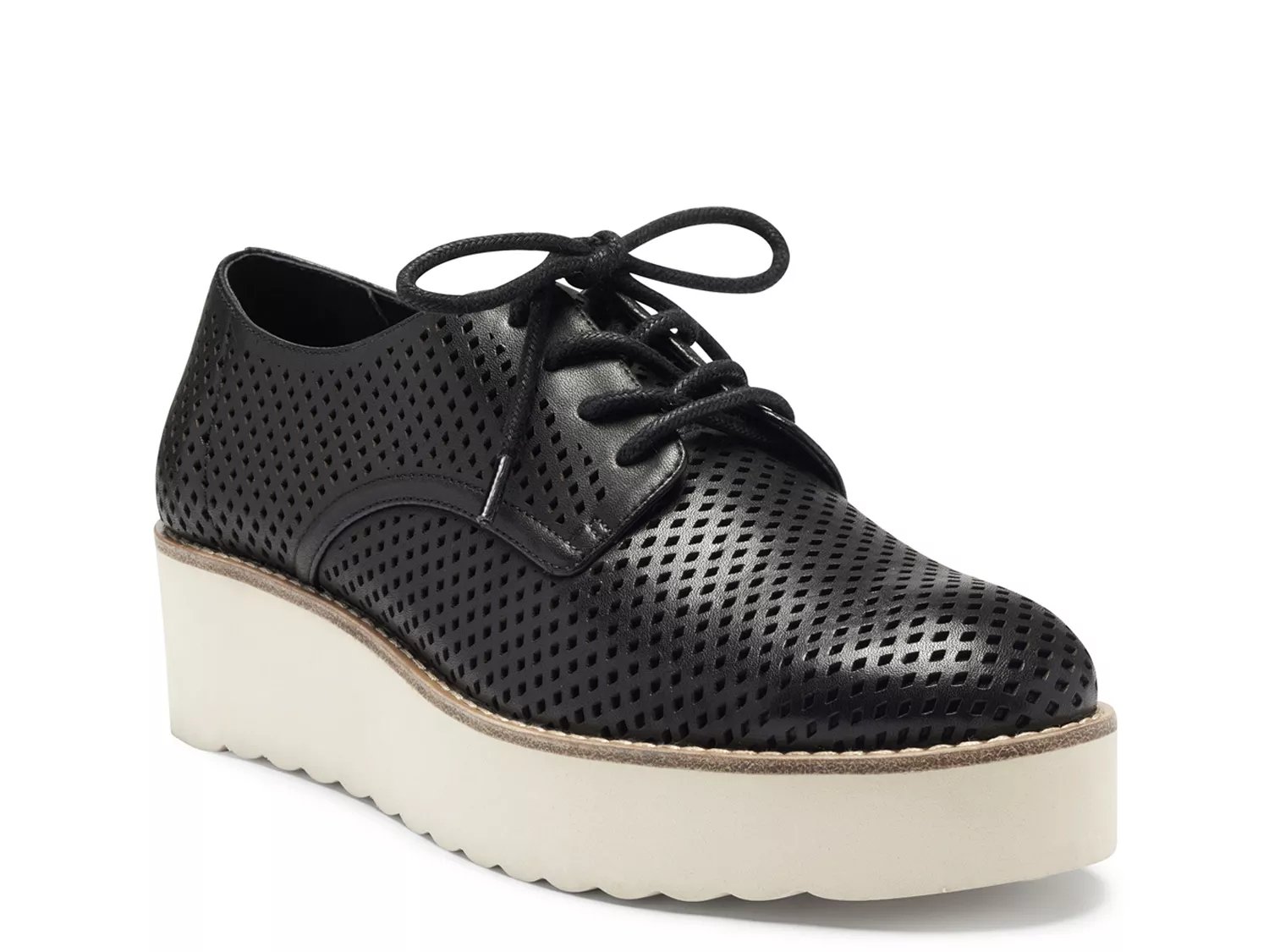 dsw black wedge sneakers