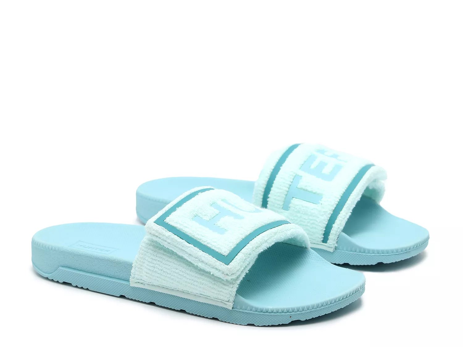 hunter terry beach slide sandals