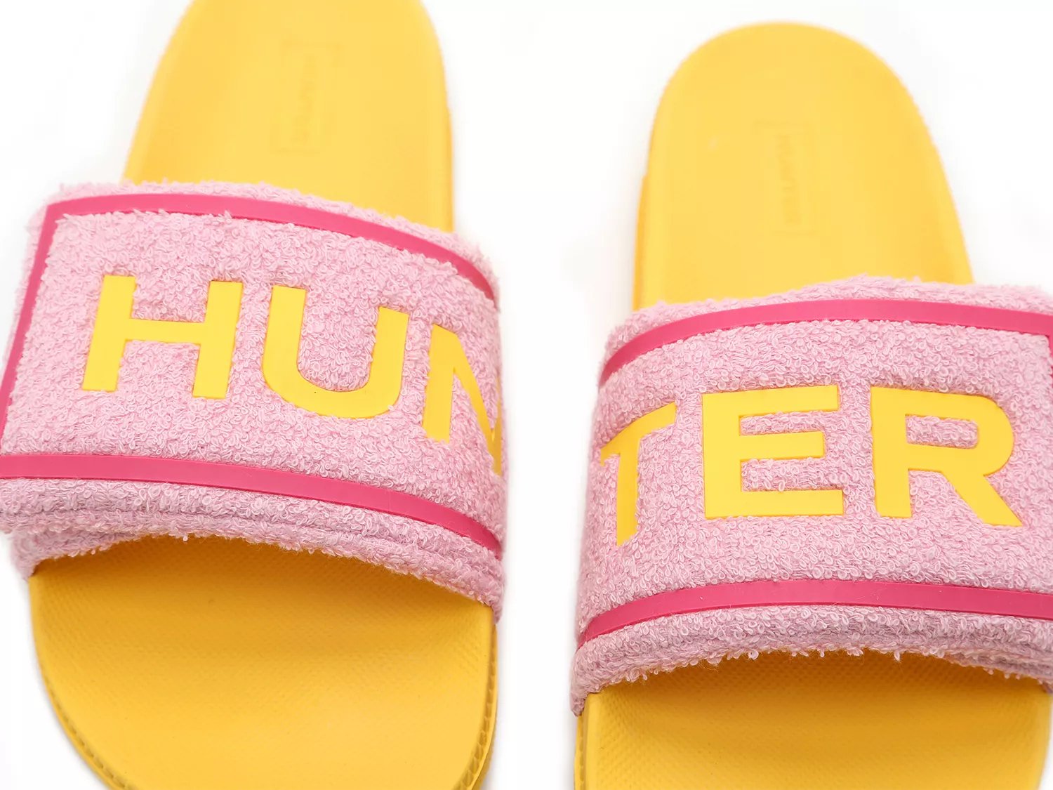 hunter terry beach slide sandals