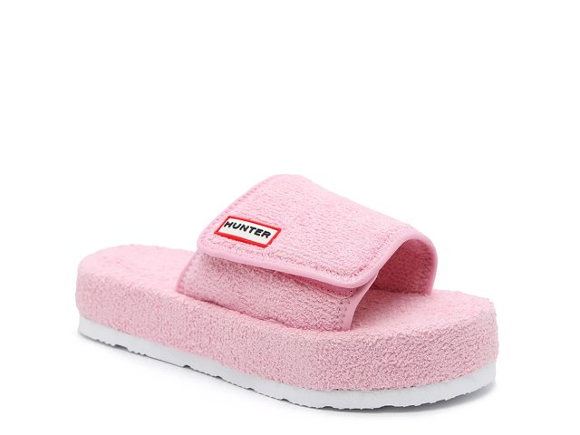 hunter terry beach slide sandals