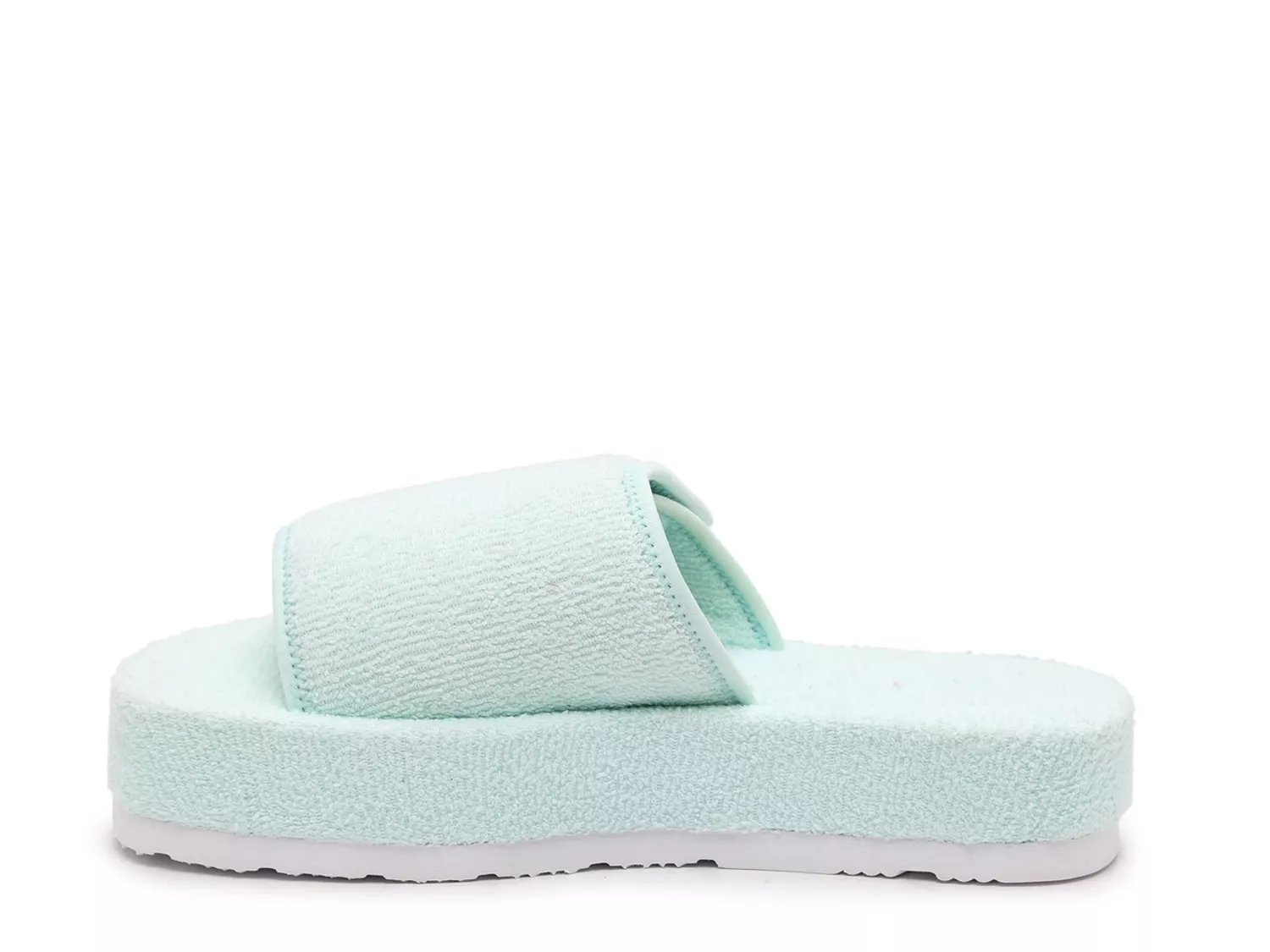 HUNTER Terry Towelling Platform Slide Sandal - Women's | DSW