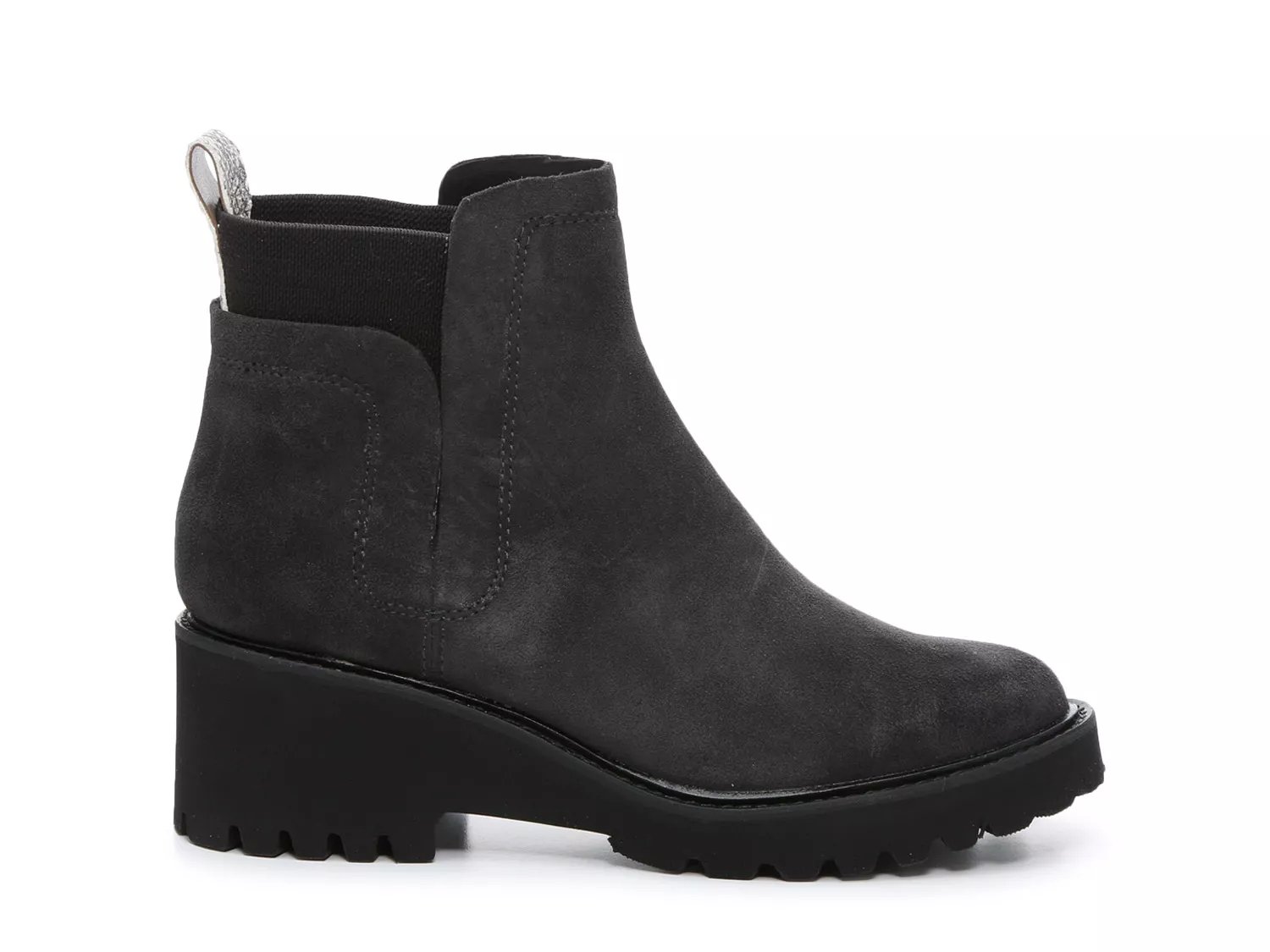 dolce vita lace up wedge booties